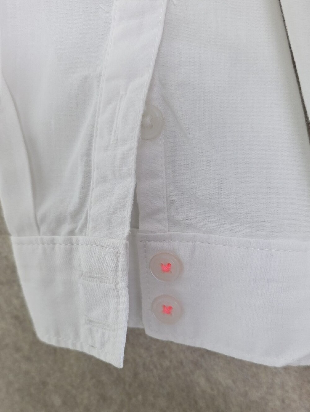 Maeve by Anthropologie White Longline Button Up Shirt Dress 100% Cotton. - Picture 13 of 14